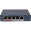 Hikvision DS-3E1105P-EI V2, 4 portový Fast ethernet, Smart PoE switch DS-3E1105P-EI V2