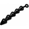 Master Series Anal Links X-Large, čierna análna reťaz 39 x 6 cm