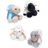 Hračka pes Plyšová ovečka 21cm mix barev KAR