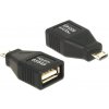 Delock Adapter USB micro-B samec > USB 2.0-A samica OTG, celý v puzdre