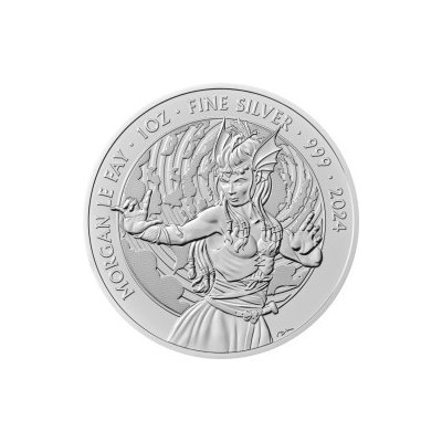 The Royal Mint strieborná minca Mýty a legendy - Morgan Le Fay 2024 1 oz