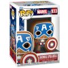 Funko POP Marvel – Holiday – Gingerbread Captain America #933