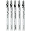 Bosch Pílové plátky do priamočiaré píly T 101 BF, Clean for Hard Wood, 5 kusov, 2608634234