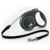 Flexi Samonavíjacie vodítko Black Design M, 5 m, 20 kg