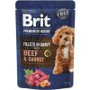 Brit Premium Dog Fillets Gravy Beef & Carrot 85g