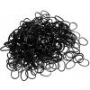 Gumičky do vlasov Duko 2555B - čierne, 500 ks