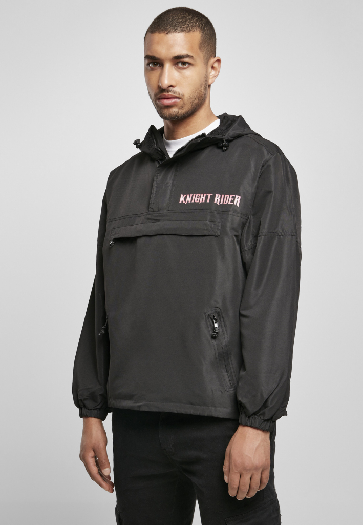 Urban Classics pánska letná vetrovka Knight Rider Summer Windbreaker Black