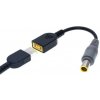 Redukce pro notebooky z 11*4.5mm Slim Tip na 7.9*5.5mm + pin (Adapter k napájecímu zdroji Lenovo obdélník (11x4,5mm) - přechodka na konektor 7,9x5,5mm)