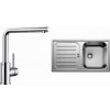 Blanco SET 02-D 25 PRO 45 S PŘÍRODNÍ LESK + MILA CHROM