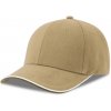 Atlantis Headwear Kšiltovka Pilot Piping Sandwich-S, těžká, 6 panelová, sandwich COT33027455599-khaki Khaki UNI