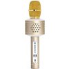 Teddies Mikrofón karaoke Bluetooth zlatý na batérie