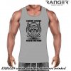 Pánske tielko RANGER® - motív Motorkári 04 L Svetlošedá