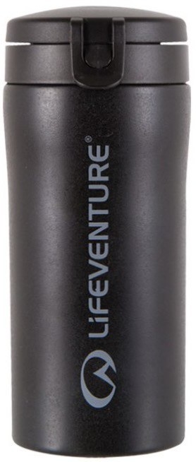 Lifeventure Flip Top Thermal Mug 0,3 l black