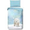 Good Morning Flanel obliečka Good Morning 6947 Ice Bear 140x200 70x90