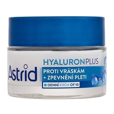 Astrid Hyaluron 3D Antiwrinkle & Firming Day Cream SPF10 zpevňující denní krém proti vráskám 50 ml pro ženy