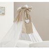 Italbaby baldachýn nad postieľku Matisse béžová Rozmery: dĺžka 600cm
