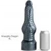 Mr. Hankey’s Toys Knaughty Dragon XL prémiové silikónové dildo s Vac-U-Lock 33 x 5–9,7 cm