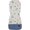 EKO Podložka do kočíka GIRAFFE/BLUE