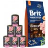 BRIT Premium By Nature Sport 15 kg + morčacie konzervy 6x400 g