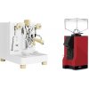 Lelit Bianca PL162T V3, white + Eureka Mignon Silenzio, BL ferrari red