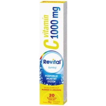 Revital vitamín C 1000 mg šumivý tbl eff s príchuťou mango a ananás 20 ks