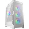 COUGAR Duoface Pro RGB White | PC Case | Mid Tower / TG & Airflow Front Panel / 4 x ARGB Fans / TG Left Panel