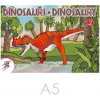 Omaľovánka A5 Dinosaury