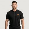 GymBeam tričko Polo Black