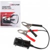 4CARS Zásuvka so svorkami na batériu 12/24V