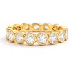 ELENYS Crystal Pure - pozlátený prsteň 18K žlté zlato Veľkosť: 6 (EU: 51-53) pozlátený prsteň 18K žlté zlato