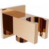 Mexen Cube rohová prípojka, ružové zlato - 79300-60