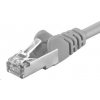 Premiumcord sp6asftp005 Patch, CAT6a S-FTP, RJ45-RJ45, AWG 26/7, 0,5m, šedý