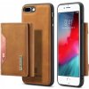 AppleKing dG.MING 2 v 1 kryt s odnímateľnou magnetickou peňaženkou pre iPhone 7 Plus / 8 Plus - hnedý - možnosť vrátiť tovar ZADARMO do 30tich dní