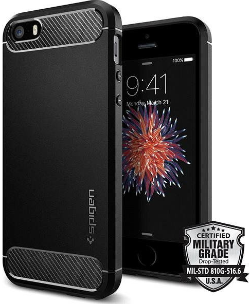 Púzdro SPIGEN Rugged Armor čierne