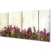 Nástenný panel Fialové kvety dosky 100x50 cm