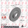 Brzdový kotúč ZIMMERMANN 610.1195.20 610.1195.20