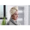Rýchloschnúci turban na vlasy NERA béžový