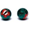 Authentic - Baoding balls - Čínske meditačné guličky Motýľ zelené - 3,5cm