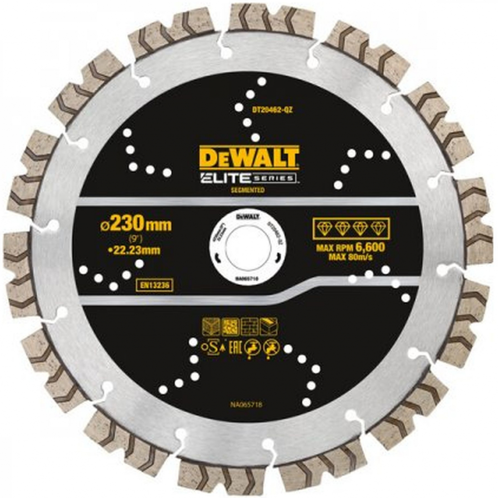 DeWalt DT20462 Segmentový diamantový pilový kotouč 230 mm