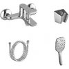 Ravak Classic - Vaňová batéria s príslušenstvom, chróm X07S117