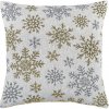 Dakls Snowflakes biela 40 x 40 cm