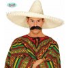 Doplnok ku kostýmu Slamený Klobúk Sombrero s Bambulkami - Mexiko 60 cm (8434077136553)