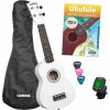 Cascha HH 3975 White Sopránové ukulele