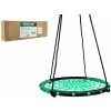 Hojdací kruh zelený 80 cm provazová výplň