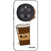 Picasee silikónový čierny obal pre Honor Magic7 Pro 5G - Cute coffee