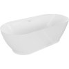 Mexen Roxy, voľne stojaca vaňa 180 x 85 cm, biela, biely prepad, 51201808500-20