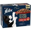 Felix Deliciously sliced lahodný výber v želé, hovädzie, kura, kačka, morka 12 x 80 g