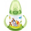 NUK Dojčenská fľaša na učenie Disney Medvedík Pu zelená 150 ml