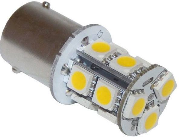 LED AUTO ŽIAROVKA P21W BA15S 13 SMD 5050 5W