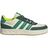 adidas detská voľnočasová obuv BREAKBASE J biela tmavo zelená zelená béžová